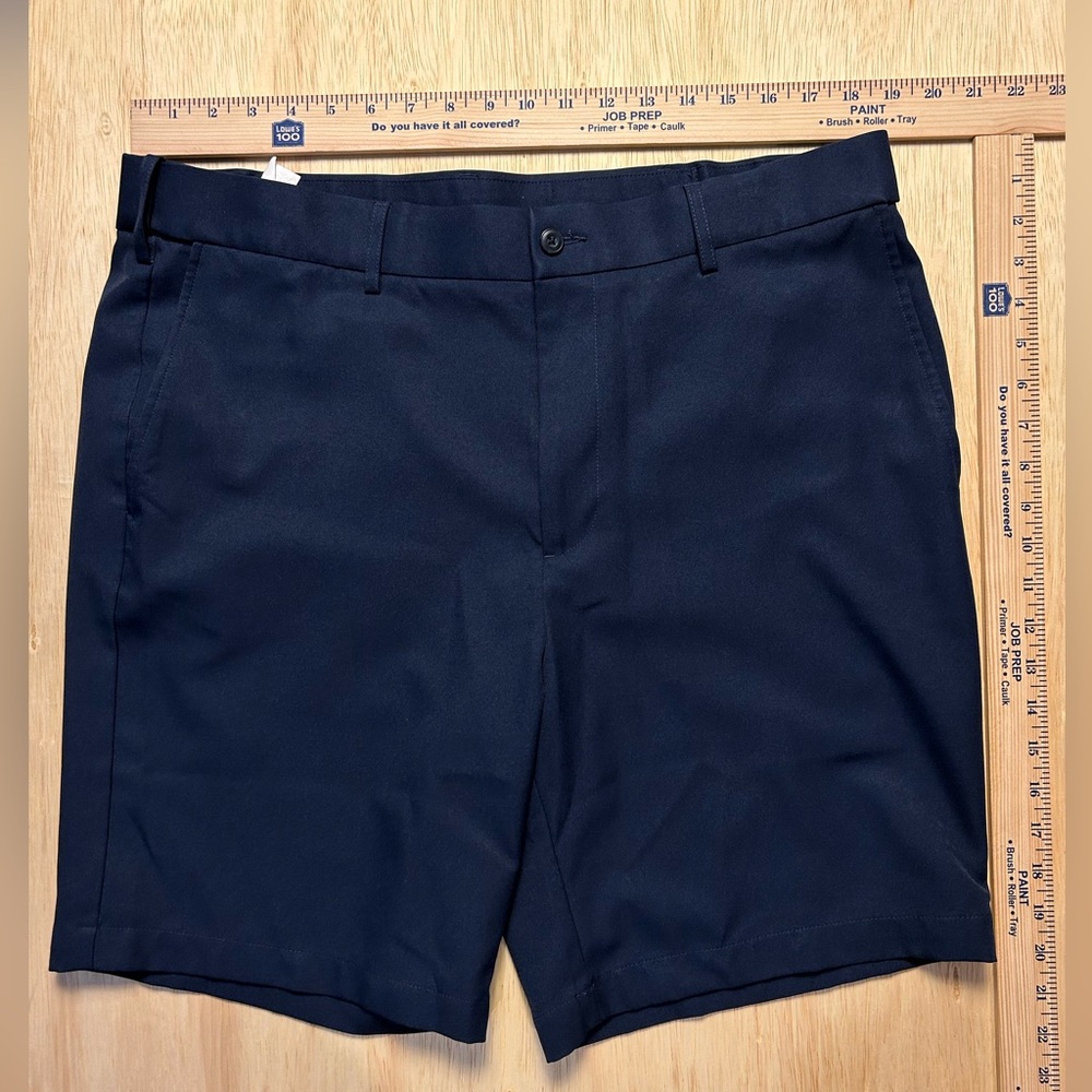 Grand Slam Performance Lightweight Navy Blue Golf Chino Shorts 38 - Picture 1 of 7